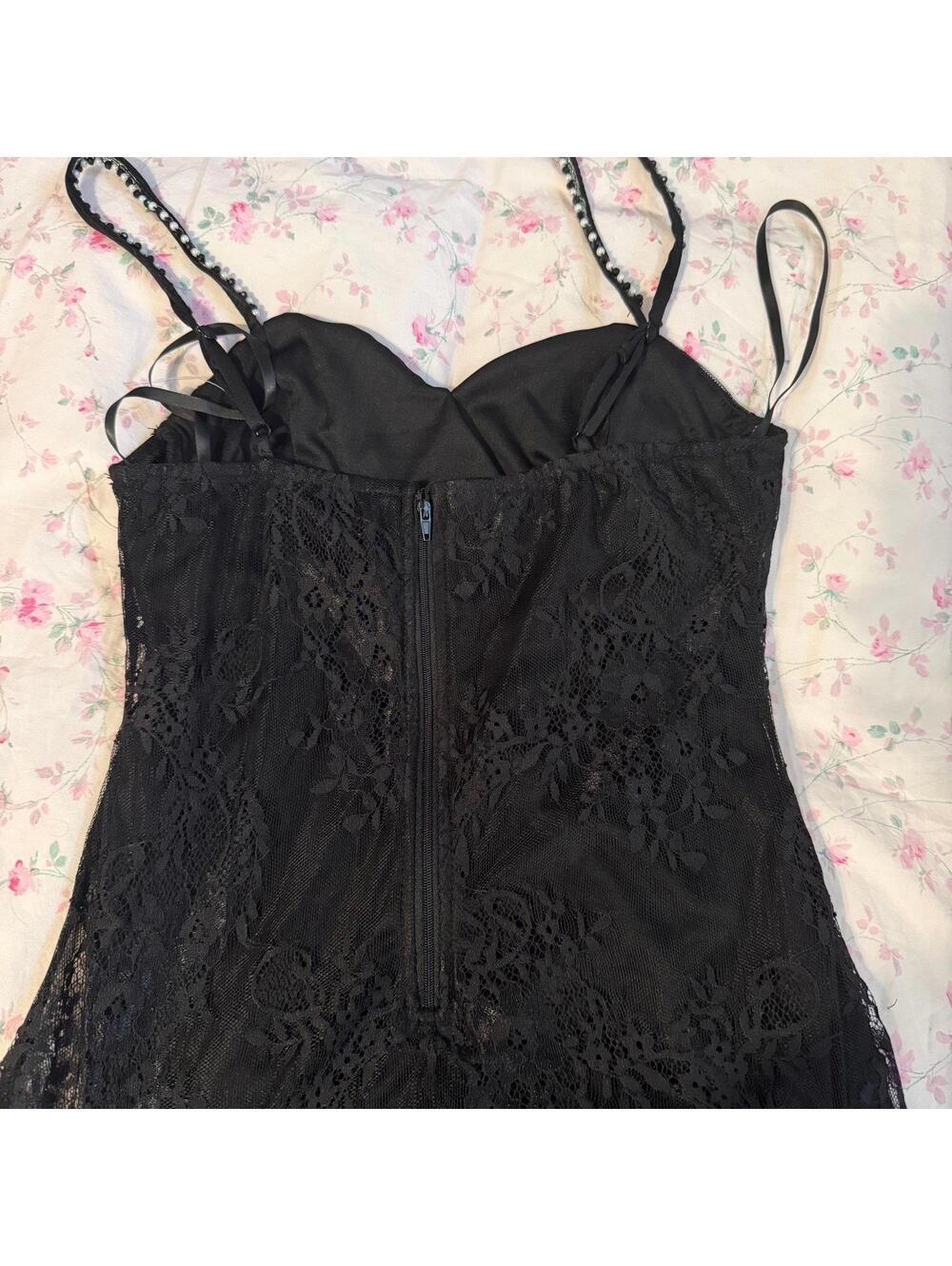Altar’d State black lace dress - Picture 3 of 4